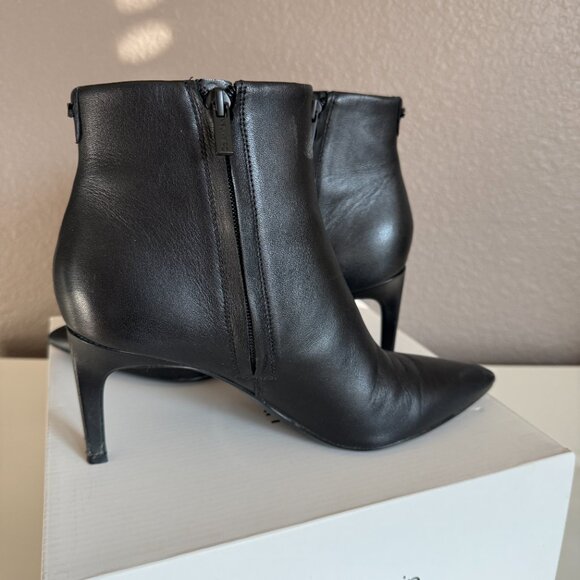 Calvin Klein Women's Senly Stiletto Heel Dress Black Booties - Picture 11 of 15